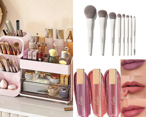 Makeup cover photo collage