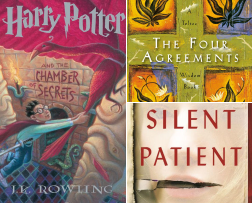 My favorite book recs cover photo collage