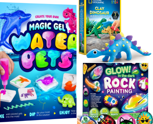 Hands-On, Screen-Free, Kid Fun cover photo collage