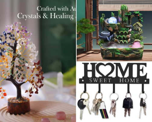 Home decor cover photo collage