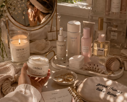 Glow-Up Essentials That Actually Work (No Gatekeeping) cover photo collage
