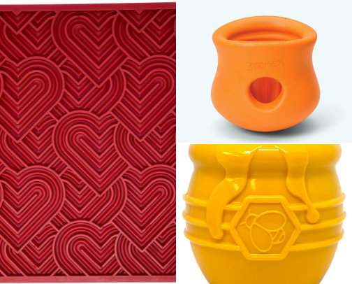 Enrichment Toys/ Slow Feeders to Entertain Your Dog cover photo collage