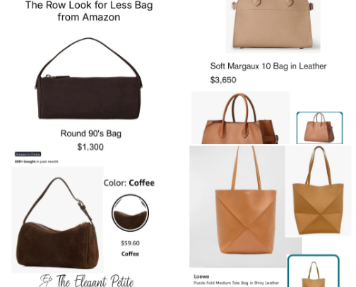 My roundup of the best Designer Look for Less bags you can find cover photo collage