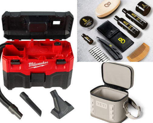 Gift ideas for the men in your life cover photo collage