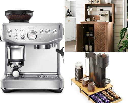 Coffee Bar Ideas You’ll Want to Copy + Must-Have Essentials. cover photo collage