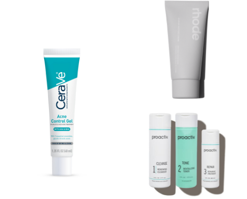 my skincare routine (acne prone) cover photo collage