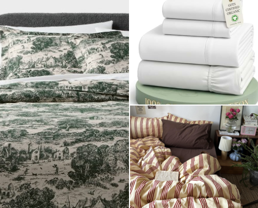 Cotton Bedding Sets Inspo cover photo collage