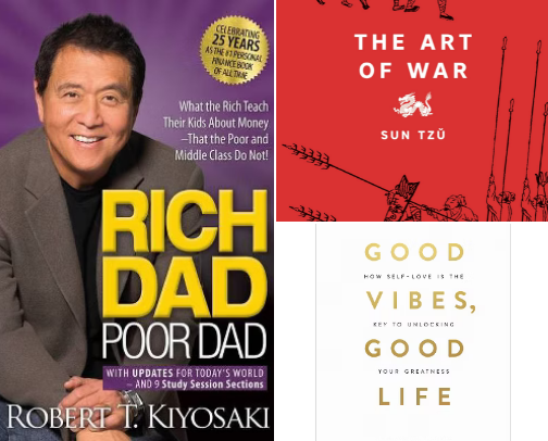 Books that upgraded my life cover photo collage