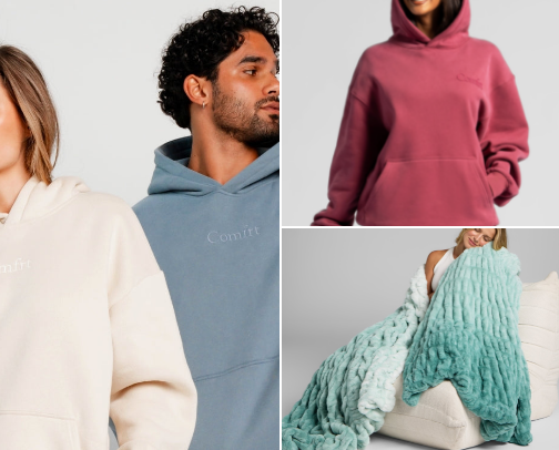 Best Comfrt Comfort Clothing & Loungewear | Hoodies, Sweatshirts & Cozy Essentials cover photo collage