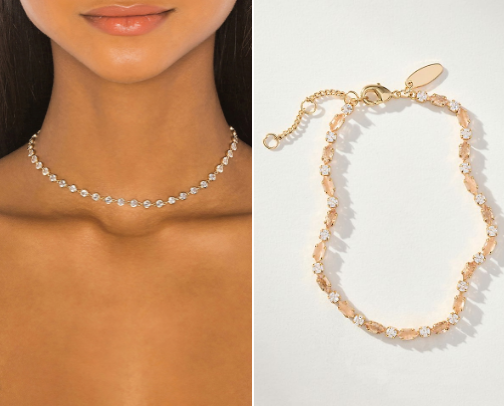 It girl jewelry cover photo collage