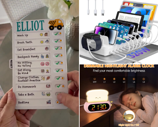 School Morning Essentials for Busy Families cover photo collage