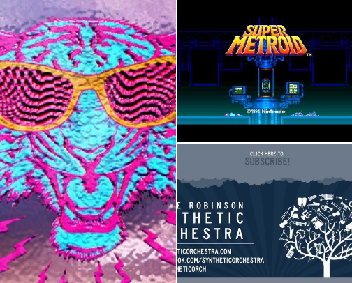 Youtube Playlists That Feel Like Retro Video Game Worlds cover photo collage