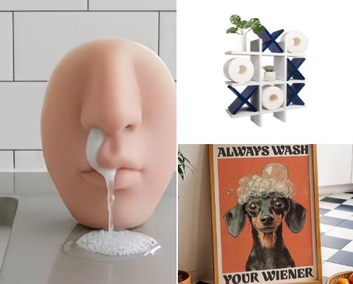 A-muse-ing Bathroom Decor: Pieces I'd gladly display in my spare bathroom cover photo collage