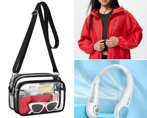 summer kpop concert essentials cover photo collage