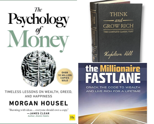 How To Get Rich: Books Written By Billionaires And Business Owners cover photo collage