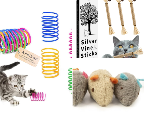 Cat Approved Toys cover photo collage