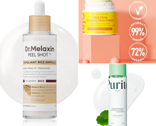 Favorite Skincare Products cover photo collage