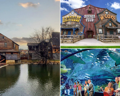 Top Restaurants and Must Dos in Pigeon Forge/Gatlinburg cover photo collage