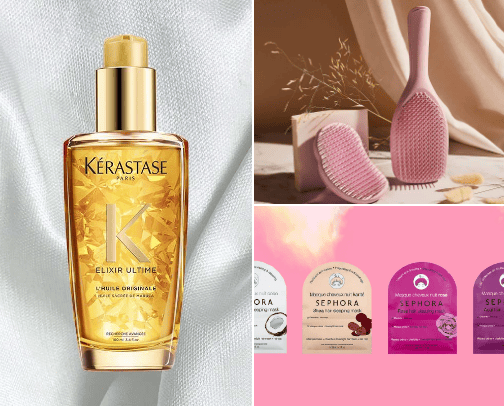 hair must haves cover photo collage