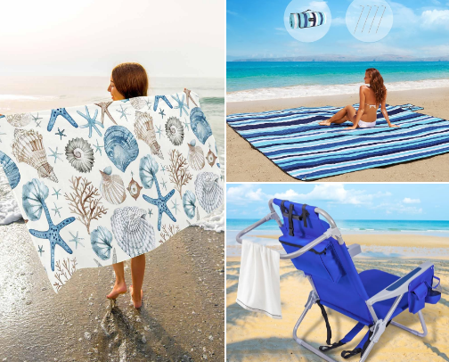 Beach Day Essentials: 24 Must-Have Items for Tropical Getaways and Cruise Shore Excursions cover photo collage