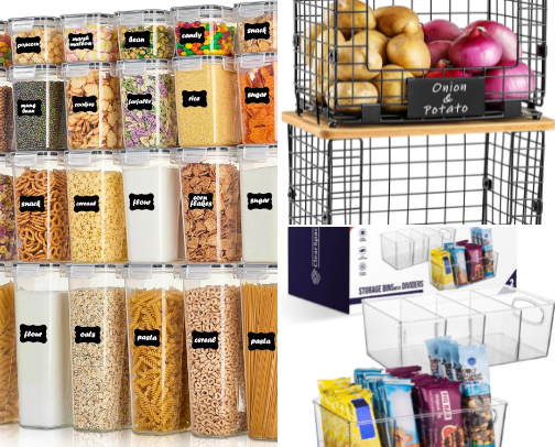 Pantry Organization cover photo collage