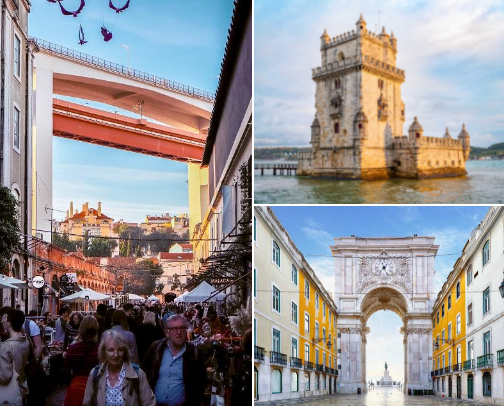 Trip to Lisbon🇵🇹 cover photo collage