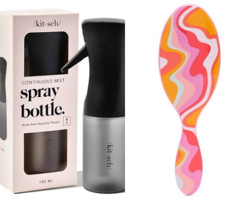 My Curly Hair Routine/Products cover photo collage