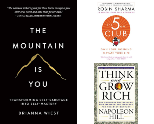 Books that made me GROW HIGHER! cover photo collage