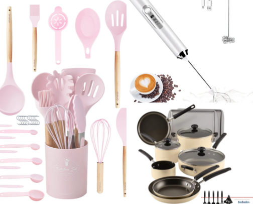 All the essentials for your kitchen 👩🏻‍🍳🍽️ cover photo collage