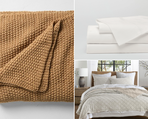 styling cozy fall bed 🤎 cover photo collage