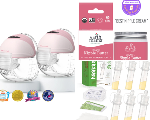 Breastfeeding products I swear by🙌🏼 cover photo collage