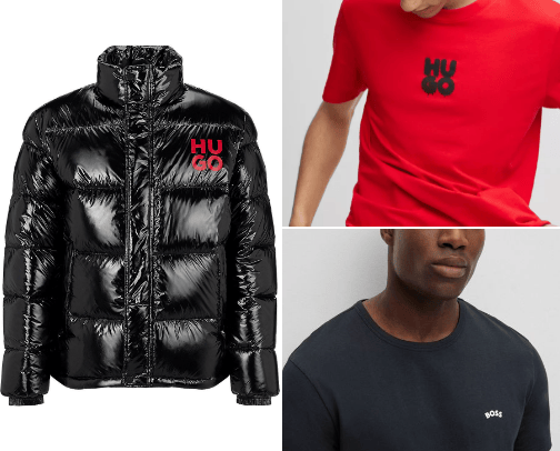 HUGO BOSS FOR MAN cover photo collage