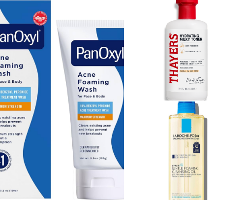 For the acne prone skincare girlies 🧴🧼🫧 cover photo collage