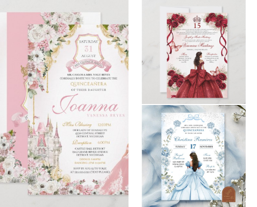 Custom Birthday Invitations & Party Prints | From Coquette to Dark Feminine cover photo collage