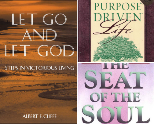 Surrendering Grace: Books for Letting Go & Trusting the Journey cover photo collage