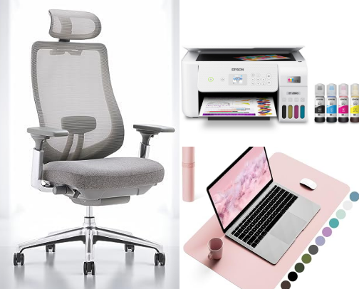 Home Office Essentials cover photo collage