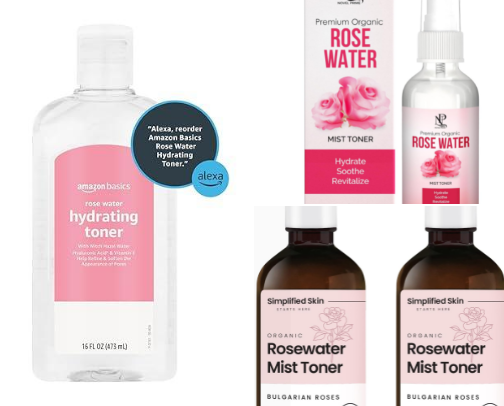 Rose Water Toners That Give You That Natural Glow cover photo collage