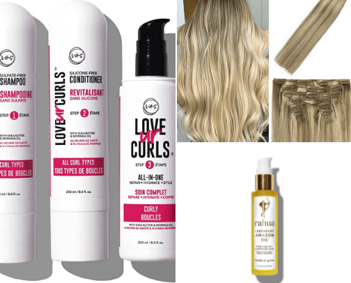 Hair essentials cover photo collage