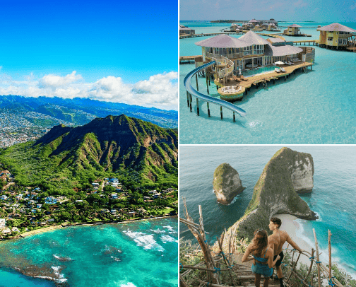 Positivity Travel Destinations cover photo collage