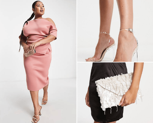 Wedding guest style cover photo collage