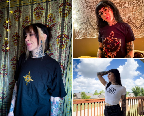 fav alt clothing brands ✨ cover photo collage