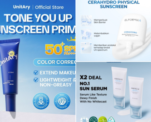 ✨ Sunscreen That I’d Actually Recommend for Acne-Prone & Sensitive Skin cover photo collage