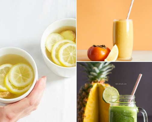 Superfoods & Power Drinks: Boost Energy & Wellness Naturally cover photo collage