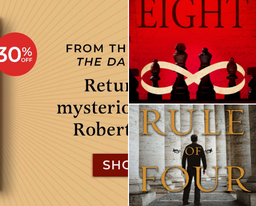 Must-Read Thrillers If You Love Dan Brown & Robert Langdon cover photo collage