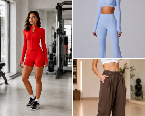 Women’s Activewear cover photo collage