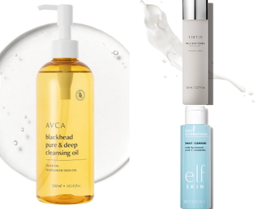 Skin care cover photo collage