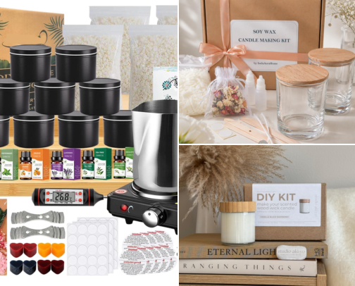 I Bought a Candle Making Kit and Now Nobody Gets Store-Bought Gifts From Me cover photo collage