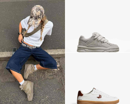 Trainers From Bershka✨ cover photo collage