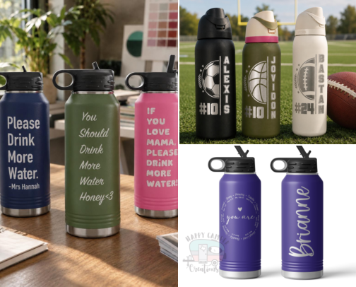 Personalized Water Bottles That Finally Got Me To Hydrate During Workouts cover photo collage
