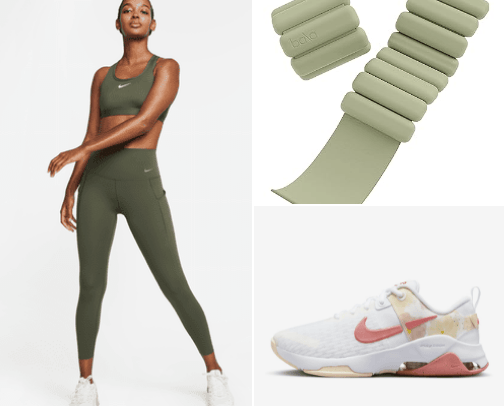 Women's Workout Essentials cover photo collage